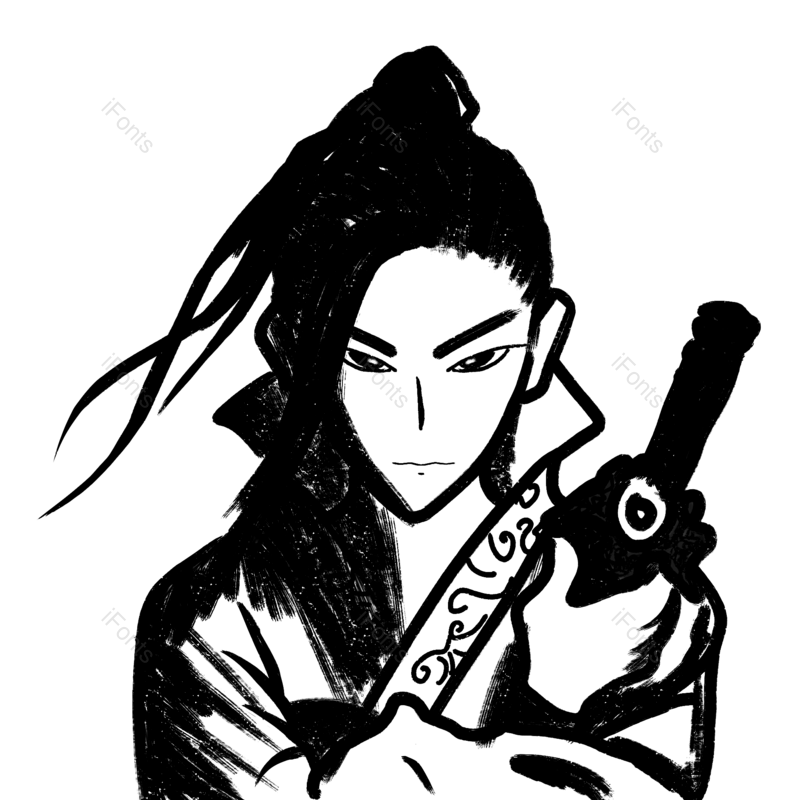 水墨图片,元素元素,素材PNG,人物免抠素材